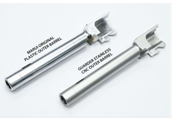 Guarder Tokyo Mauri M&P9L GBB Airsoft Outer Barrel (Stainless, 9mm  