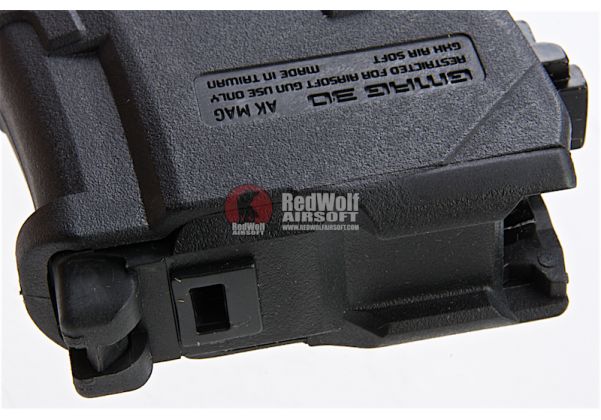 GHK AK GMAG Green Gas Magazine V3 (40 rounds) - Black | RedWolf