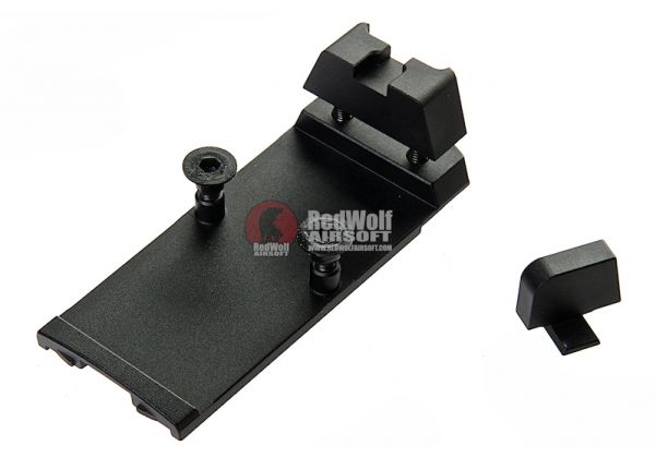 GK Tactical SIG Sauer M17 / M18 Airsoft RMR Mount Base with Sight 