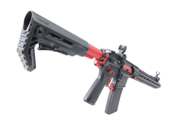 Strike Industries EMG Strike Tactical Rifle MWS GBBR 15.5 Inch Ver. w/ Marui  MWS Mag. - Cerakote Red | RedWolf