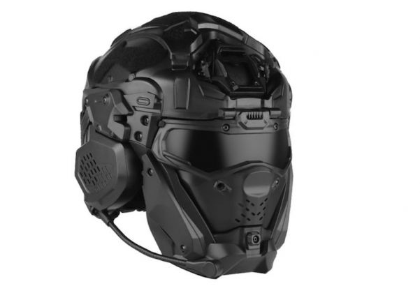 WoSporT HL-97 Tactical Airsoft Full Head Helmet with Face Mask