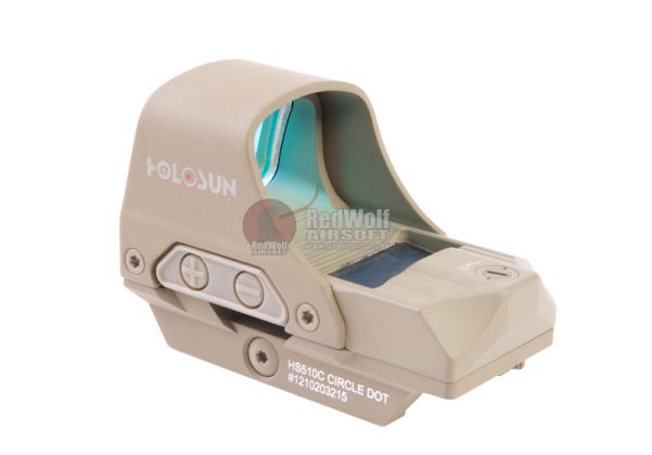 Holosun 510C Reflex Circle Dot Sight - FDE (HS Series) | RedWolf
