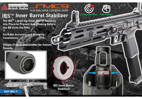 Airtech Studios G&G SMC-9 IBS Inner Barrel Stabilizer | RedWolf
