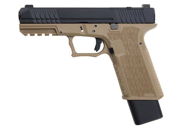 JDG P80 PFS9 RMR Cut Green Gas Airsoft Pistol (Licensed by Polymer