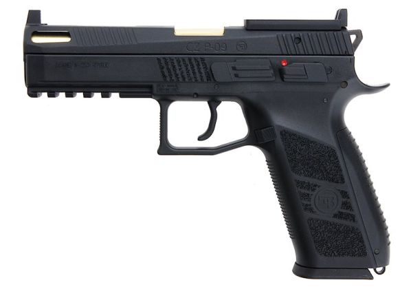 KJ Works P-09 CO2 GBB Airsoft Pistols (Optics Ready) - Black | RedWolf