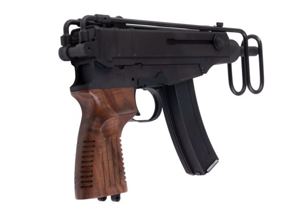 KSC Vz61 Walnut Grip Custom HW Gas Airsoft SMG (System 7