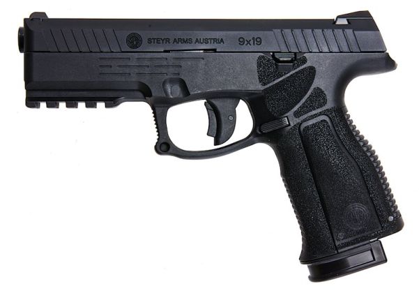 Steyr ガスガン KJ Works STEYR L9A2 GBB Airsoft Pistol - Black (ASG Licensed