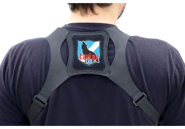 個人装備 LayLax 2WAY HIGH CAPACITY POUCH BK Lailax LayLax Compact Dump Pouch Black Foldable Roll-up