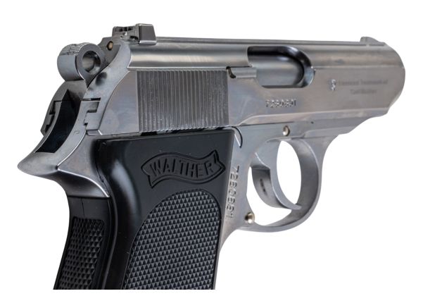 Marushin Walther PPK Silver Model Gun (Licensed by Carl Walther