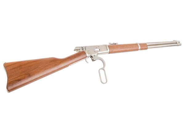 Marushin Winchester M1892 Lever Action Gas Rifle (Silver, Walnut