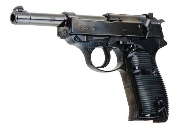 Maruzen P38 AC40.s GBB Airsoft Pistol (Black Metal Finish) | RedWolf