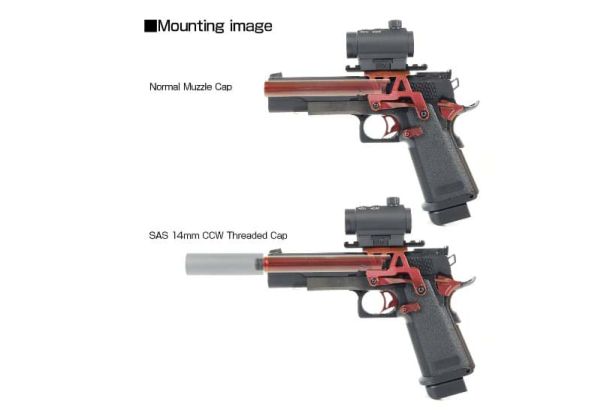 Nine Ball '2Way Fixed' Non-Recoiling Outer Barrel - ZANSHIN for 