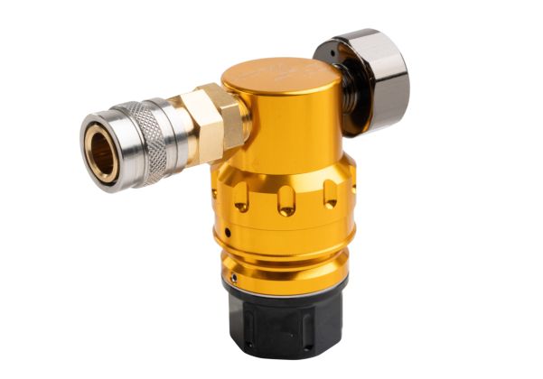 Mechlabs Nexxus Flo Max Regulator with Air Line - Gold | RedWolf