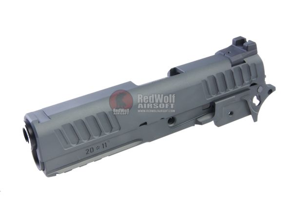 Nova CNC Aluminum STI Staccato-P 9mm Kit for Tokyo Marui Hi-Capa 5.1 / 4.3  GBB Series - Titanium Grey | RedWolf