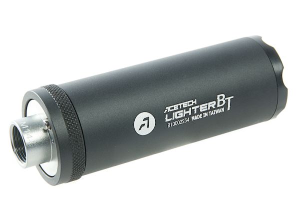 ACTECH LIGHTER BT サイレンサー M14 ACETECH Lighter BT Tracer Unit (Flat) - Black (M14CCW) with M11 CW