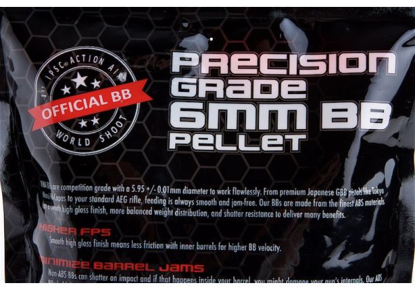 0.3g BB Airsoft 6mm BBS Perfect Grade Pellet 6mm .30g For