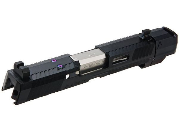 RWA Agency Arms P320 Peacekeeper Slide Set - Black / Silver | RedWolf