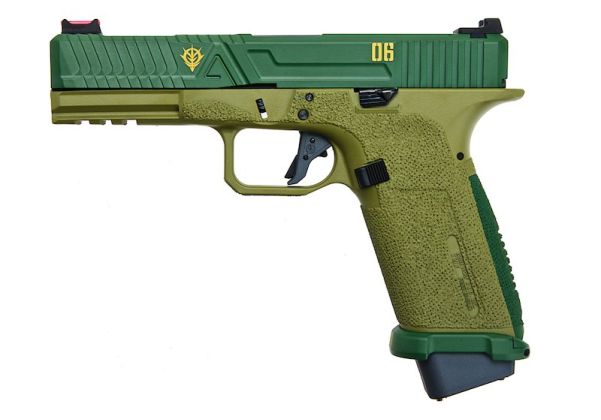 RWC G Zion Cerakote ZKU-II Green EXA 06 Green Gas Airsoft Pistol