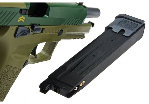 専用ページR17 RWC G Zion Cerakote ZKU-II Green M17 Green Gas Airsoft Pistol