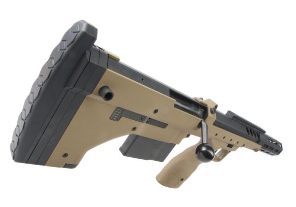 Silverback SRS A2 / M2 Airsoft Sniper Rifle (Covert, 16 inch Barrel)  Licensed by Desert Tech - FDE