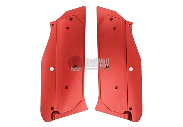 KJ Works Shadow 2 Aluminum Grip Panel (Shadow 1 Compatible) - Red
