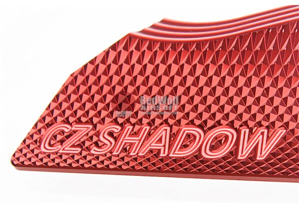 KJ Works Shadow 2 Aluminum Grip Panel (Shadow 1 Compatible) - Red
