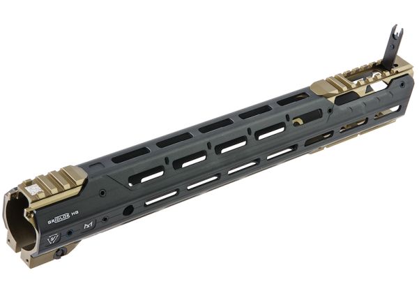 Strike Industries GRIDLOK Handguard 15 inch Main Body with Sights and FDE Rail  Attachment | RedWolf