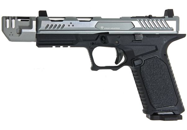 Strike Industries ARK 17 Green Gas Airsoft Pistol with Detachable  Compensator (2-Tone SV / GY) | RedWolf