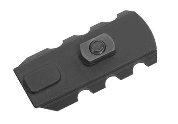 Dytac 3-Slot Low Profile M-LOK Rail Section (M-LOK to 20mm Picatinny)  (Licensed by SLR Rifleworks) - BK | RedWolf