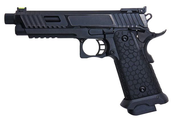 紅牙 KOUGA AIR TYPE-N 610MB THRILL GAME SRC Baba Yaga Hi Capa 5.1 CO2 GBB Airsoft Pistol w/ Threaded