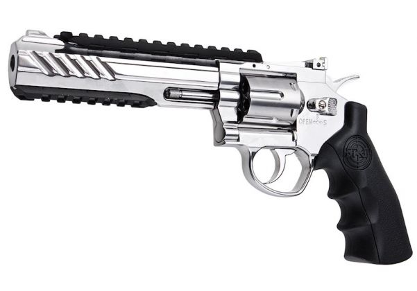 SRC 6 Inch Titan Platinum Ver CO2 Airsoft Revolver