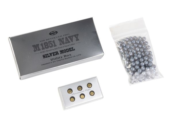 Tokyo Marui M1851 Navy Spring Revolver - Silver | RedWolf