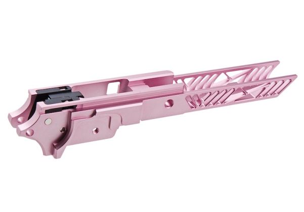 HI-CAPA 電動ガン ブラック/ピンク Dr. Black Tokyo Marui Hi Capa GBB Frame (CNC Aluminum, 4.3 inch