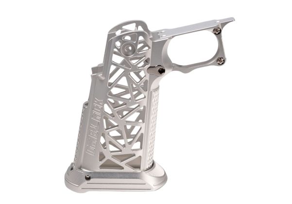 Dr. Black Tokyo Marui Hi Capa GBB Aluminum Grip (Type A, Silver