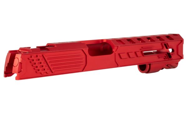 Dr. Black Tokyo Marui Hi Capa 5.1 GBB 'Royal' Slide (Aluminum, Red