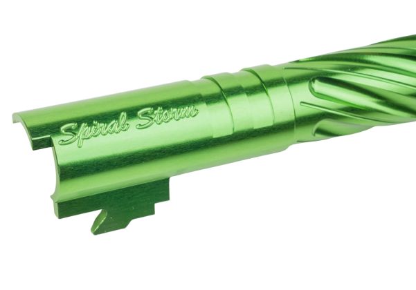Dr. Black Hi-Capa 4.3 GBB Outer Barrel (Type -Spiral Storm, 6063