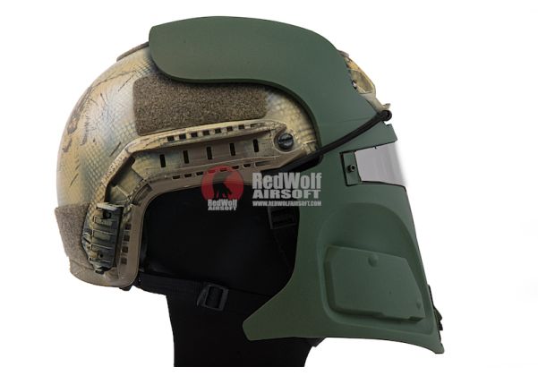 TMC Tier None LT R500 Plastic Mask - OD | RedWolf