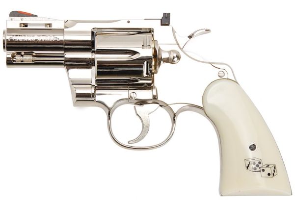 Tanaka Colt Python .357 Magnum 'Snake Eyes' 2.5inch R-model Nickel