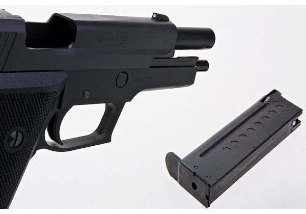 Tanaka SIG P220 HW Japan Air Self Defense Force Green Gas Airsoft 