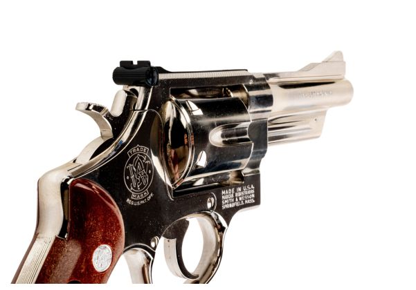 Tanaka S&W M27 'The .357 Magnum' 4 inch Model Gun - Nickel Finish