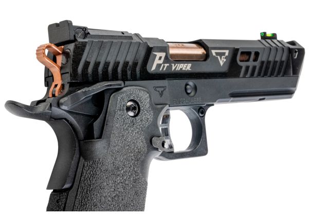 EMG TTI 2011 JW4 PIT VIPER GBB Airsoft Pistol - Black (Steel