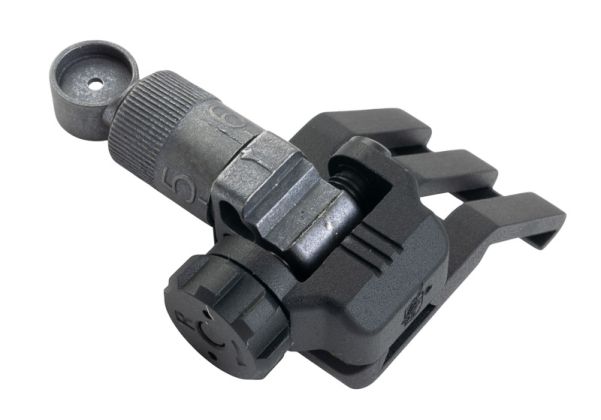 VFC KAC 45 Degree Offset 600M Micro Folding Rear Sight (SR25 ECC