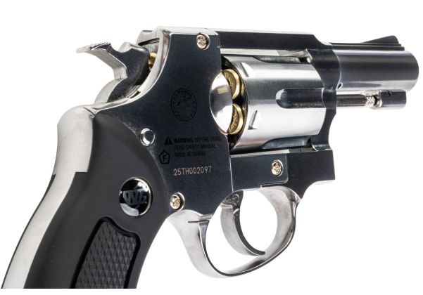 WinGun Airsoft Revolver CO2 731 Sheriff M36 (2.5 inch, Black Grip