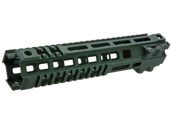 Z-Parts MK4 Rail (Aluminum, 10 inch with Barrel Nut) for GHK M4 GBBR  Airsoft - OD Green | RedWolf