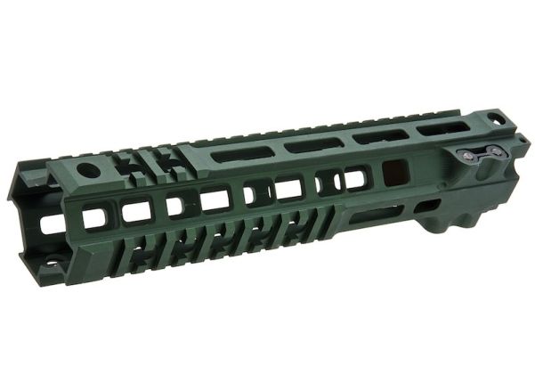 Z-Parts MK4 Rail (Aluminum, 10 inch with Barrel Nut) for VFC M4 GBBR  Airsoft - OD Green | RedWolf