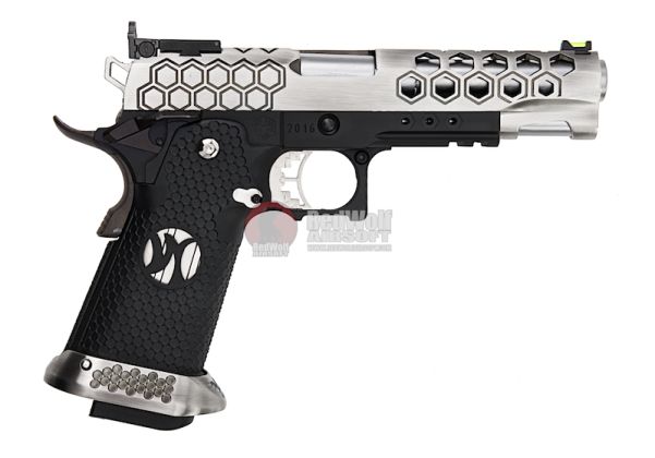 AW Custom HX25 Hi Capa Airsoft GBB Pistol - Silver | RedWolf