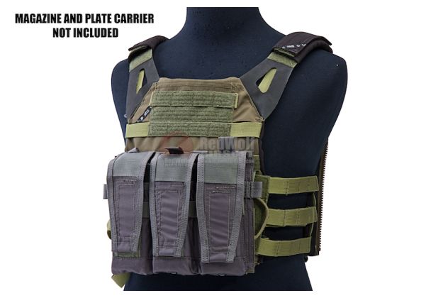Crye Precision (By ZShot) AVS / JPC 5.56 Magazine Pouch (Grey