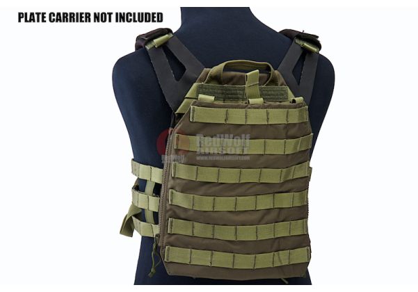 Crye Precision (By ZShot) AVS / JPC Zip-On Molle Back Panel (M