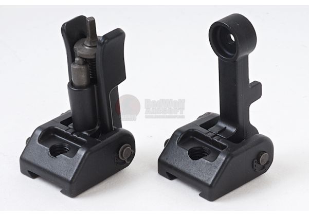 PTS Griffin Armament Modular Back Up Iron Sight Set - Black | RedWolf
