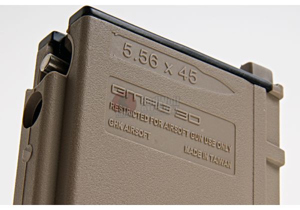 GHK M4 GMAG Green Gas Magazine V3 (32 rounds, Compatible with G5